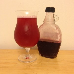 Beer plus syrup = love