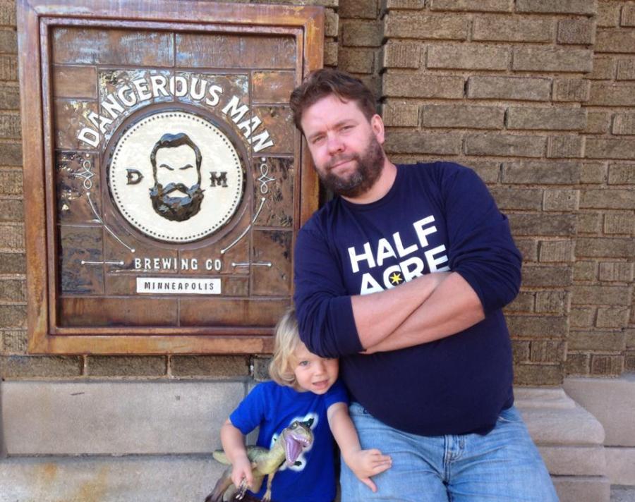 Me and the boy at Dangerous Man